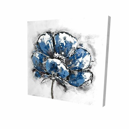 FONDO 16 x 16 in. Small Flower-Print on Canvas FO2791993